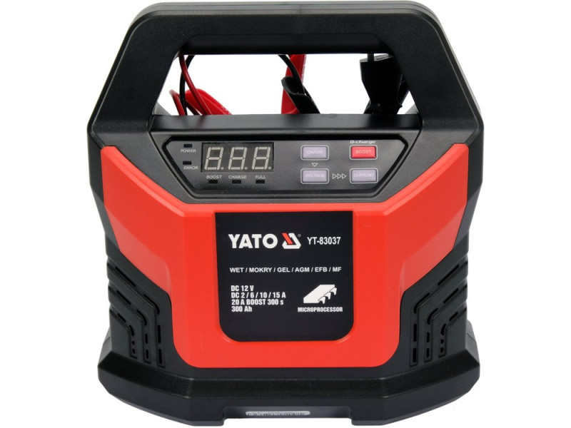 Зарядний пристрій YATO YT-83037 BOOST 300S, 12 В, до 20 А