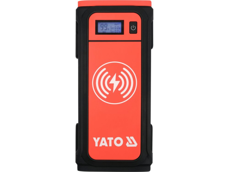 Пускова-зарядна батарея Li-Ion YATO ємність 16 Агод, 400/800 А, живлення через USB: вихідний 9 В, 2А (YT-83085)