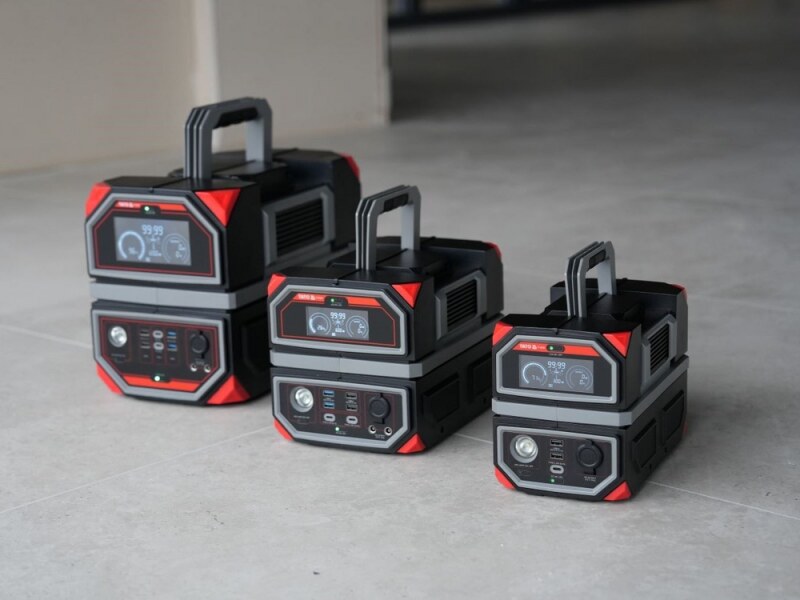 Портативна станція YATO 315 ВтГод, вихід- 300/600 Вт, порти: 230V AC, різні USB (YT-83090)