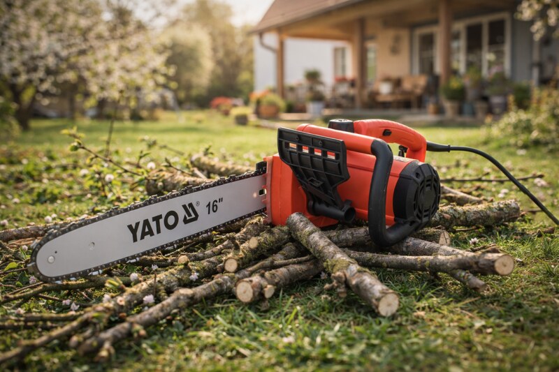 Пила цепная электрическая YATO YT-84870, 2000 Вт, шина 16" (400 мм)