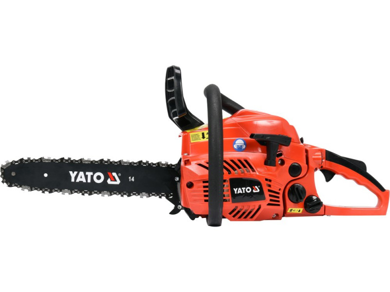 Пила ланцюгова бензинова YATO YT-84895, 37,2 см³, 1,3 кВт, шина 14"