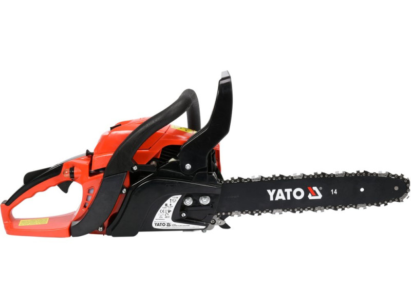 Пила ланцюгова бензинова YATO YT-84895, 37,2 см³, 1,3 кВт, шина 14"