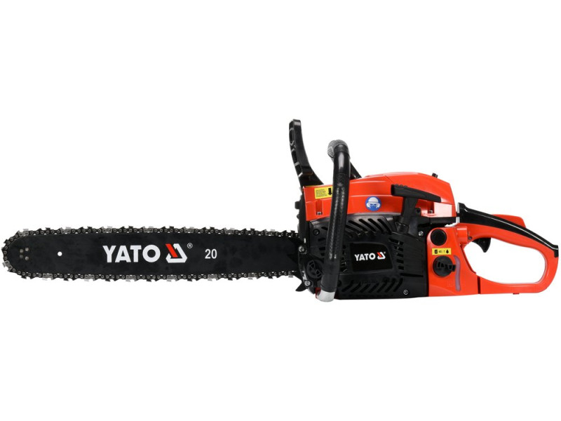 Пила ланцюгова бензинова YATO YT-84910, 56,5 см³, 2,5 кВт, шина 20"