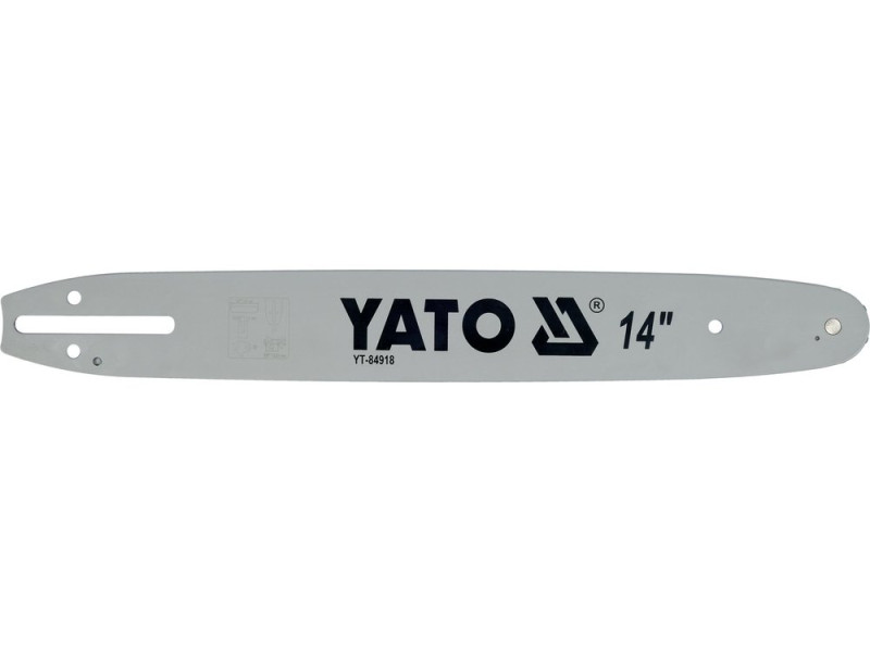 Шина напрямна 14" (360 мм) YATO YT-84918, крок 3/8", паз 1,1 мм, 52 ланки