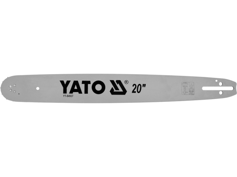 Шина напрямна 20"/500 мм YATO YT-84937, крок 0,325", паз 1,5 мм, 76 ланок