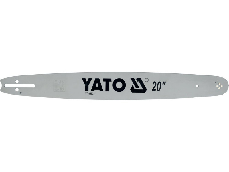 Шина напрямна 20"/500 мм YATO YT-84938, крок 0,325", паз 1,5 мм, 78 ланок