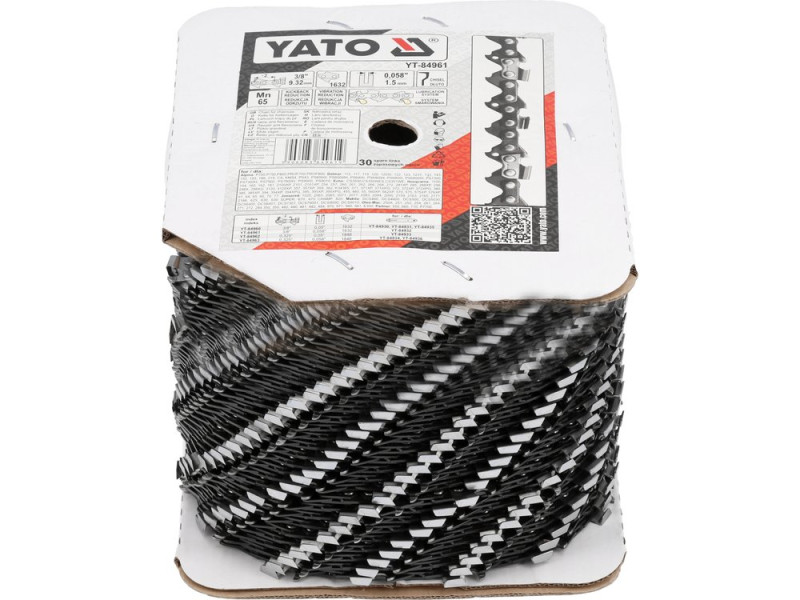 Цепь для пилы в бухте 3/8" 0,058" YATO YT-84961, 1632 звена