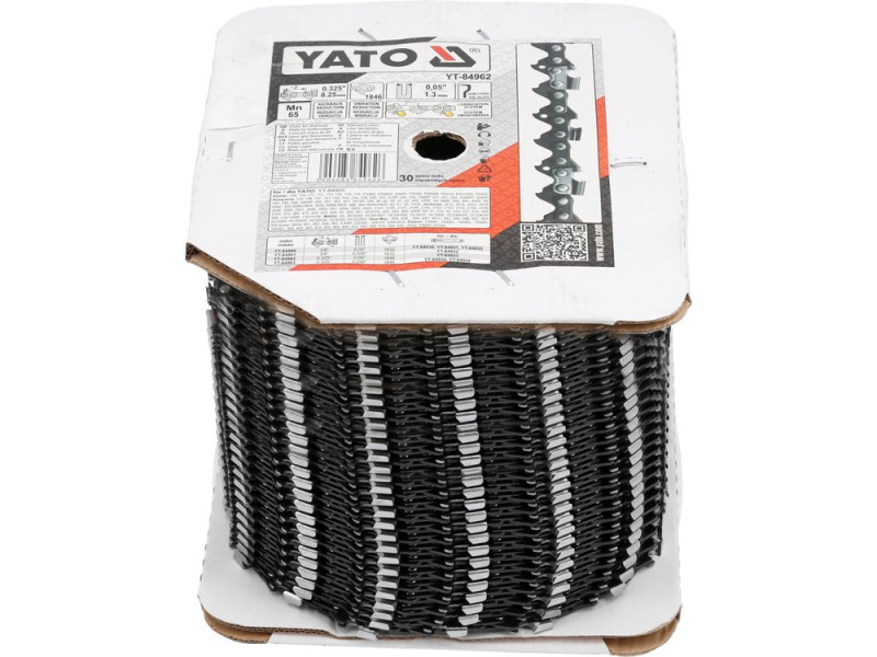 Цепь для пилы YATO YT-84962, 0,325"/0,05", бухта 1846 звеньев