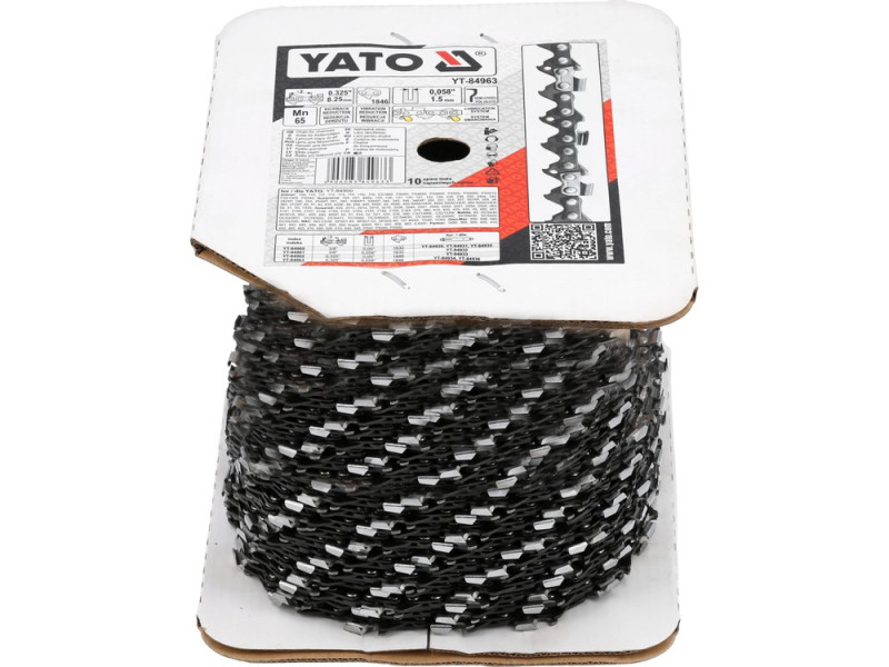 Ланцюг для пилки YATO YT-84963, 0,325"/0,058", бухта 1846 ланок
