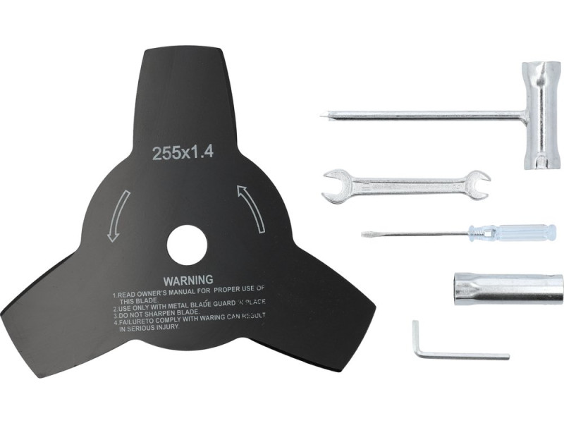 Мотокоса бензинова YATO YT-85004, 31 см³, 0,8 кВт, 4-тактна, 430 мм