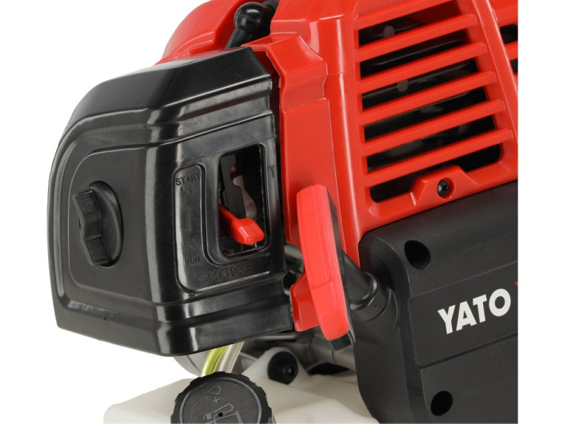 Мотокоса бензинова YATO YT-85005, 52 см³, 1,45 кВт, 430 мм, з оснасткою