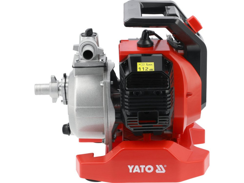 Мотопомпа YATO 1", 1,45 KW, продукт- 7,5 м³/год, висота/глиб- 21/8 м (YT-85420)
