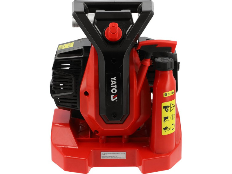 Мотопомпа YATO 1", 1,45 KW, продукт- 7,5 м³/год, висота/глиб- 21/8 м (YT-85420)
