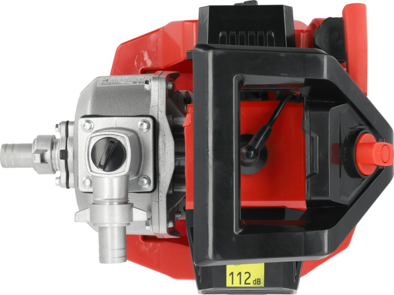 Мотопомпа YATO 1", 1,45 KW, продукт- 7,5 м³/год, висота/глиб- 21/8 м (YT-85420)