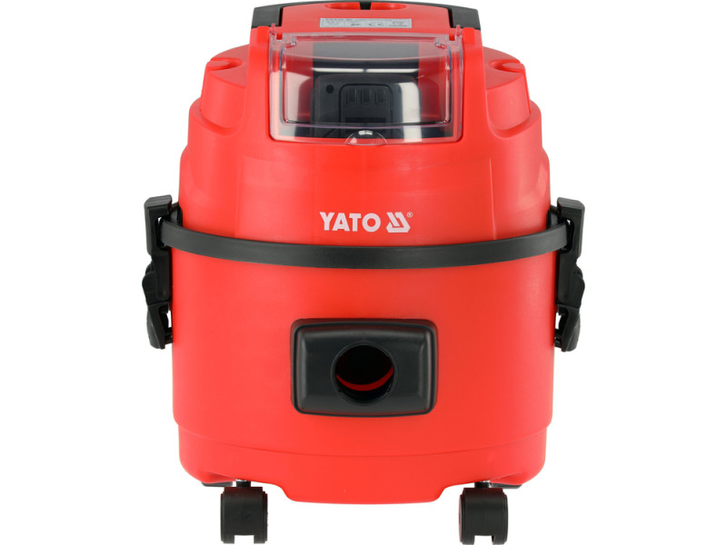 Порохотяг промисловий з фільтром HEPA YATO від акумулят Li-Ion 18 V 9 АГод збірник- 15л, шланг- 1,5м