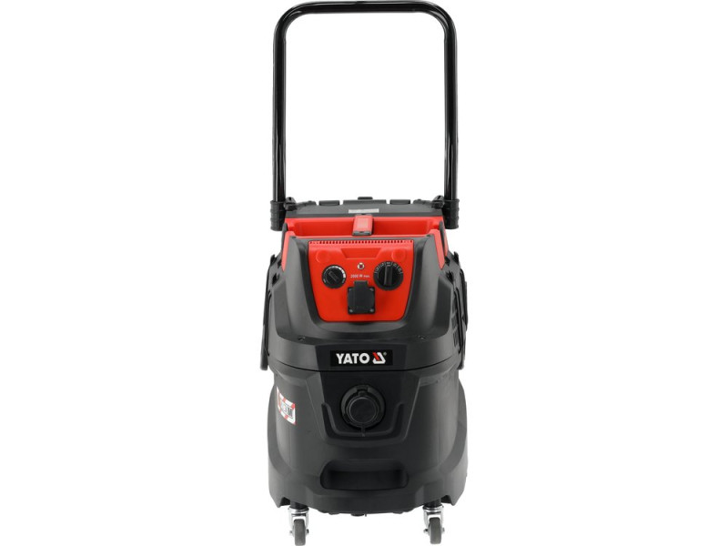 Порохотяг з автоматичним струшуванням мережевий 230 В YATO 1600/ 3600 Вт збірний бак-40л фільтр HEPA (YT-85717)