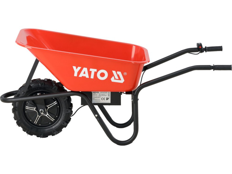 Тачка електрична YATO 2х 12 В, 1,2 АГод, 500 Вт, навантаження- 150 кг (YT-86097)
