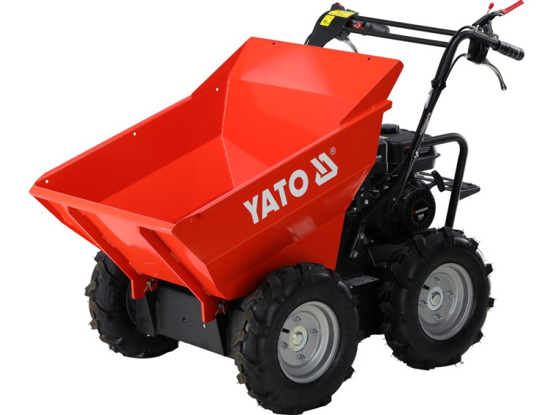Самоскид-міні бензин. YATO P= 4.1 кВт, двиг- 196см3, вантажопід- 300кг, швидк.- 3,6 км/год бак- 3,6л (YT-86115)