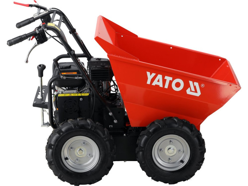 Самоскид-міні бензин. YATO P= 4.1 кВт, двиг- 196см3, вантажопід- 300кг, швидк.- 3,6 км/год бак- 3,6л (YT-86115)