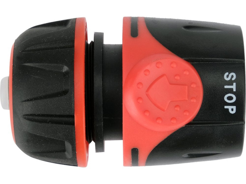 Коннектор для шланга быстросъемный YATO YT-89011, 1/2", аквастоп