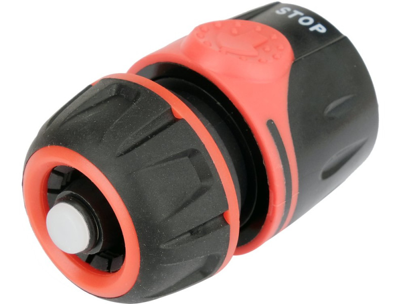 Коннектор для шланга быстросъемный YATO YT-89011, 1/2", аквастоп