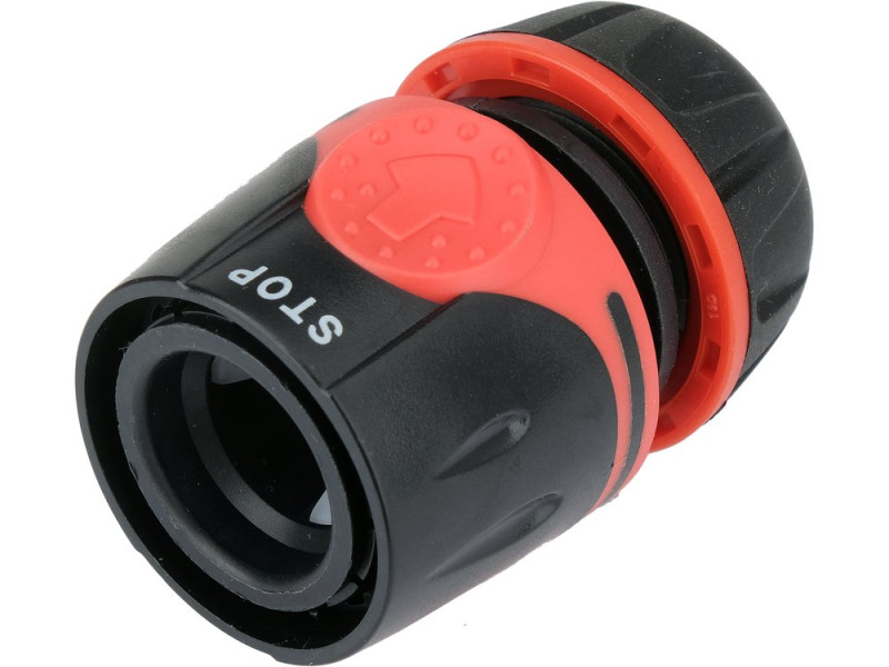 Коннектор для шланга быстросъемный YATO YT-89011, 1/2", аквастоп