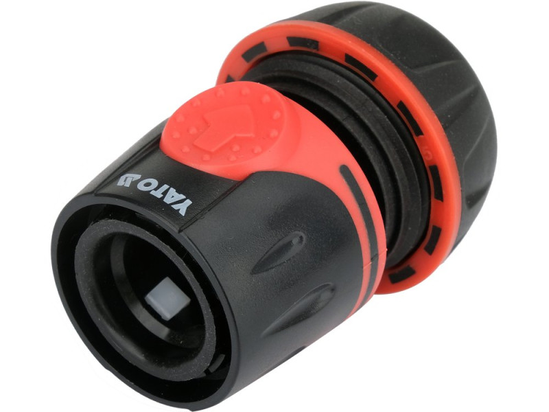 Конектор для шланга швидкознімний YATO YT-89013, 3/4", аквастоп