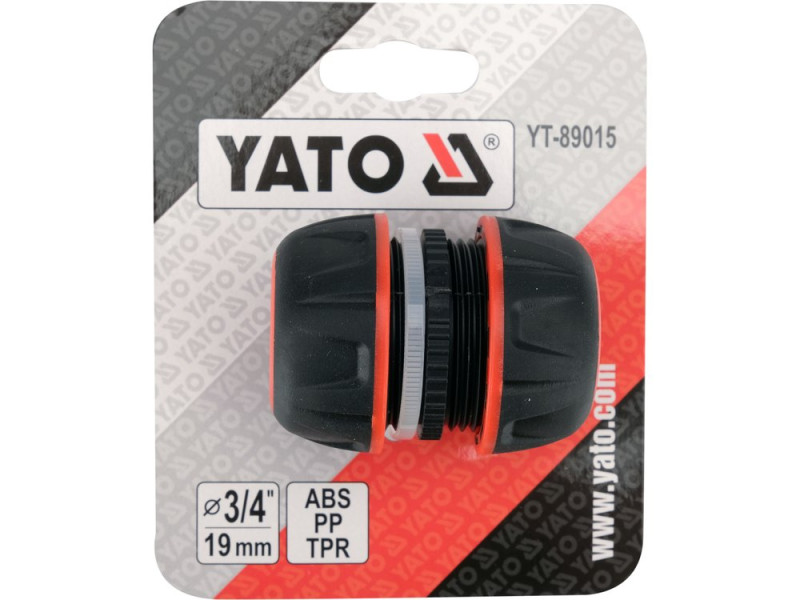 Муфта ремонтная для шланга 3/4" YATO YT-89015, ABS/PP/TPR
