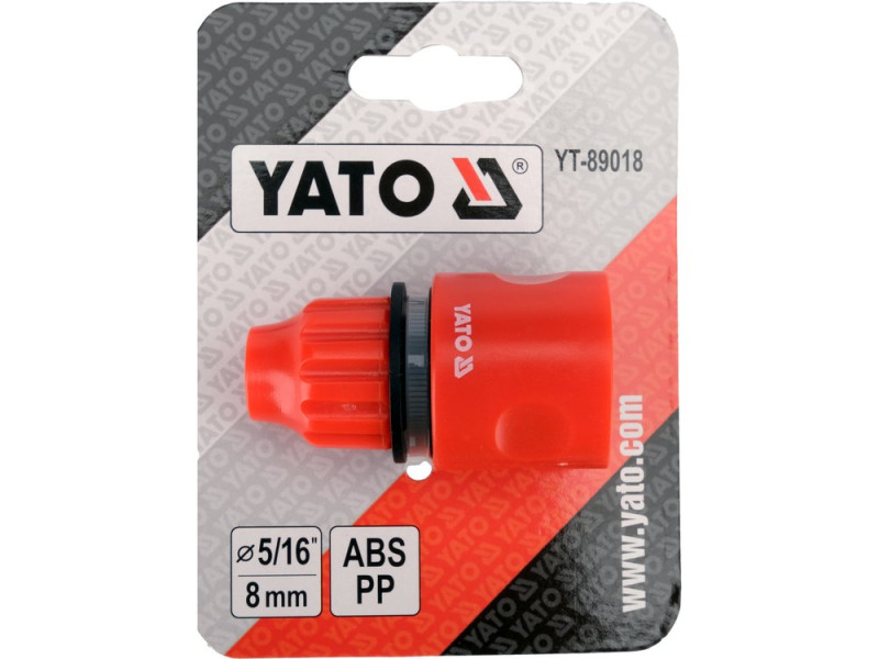 Конектор для шланга швидкознімний YATO YT-89018, 5/16" (8 мм)