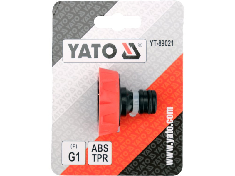 Адаптер для крана G1 (F) YATO YT-89021, ABS та TPR