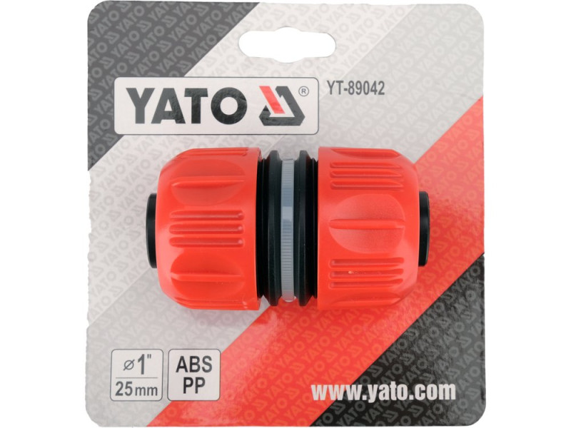 Муфта ремонтна для шланга 1" YATO YT-89042, високий потік, ABS/PP