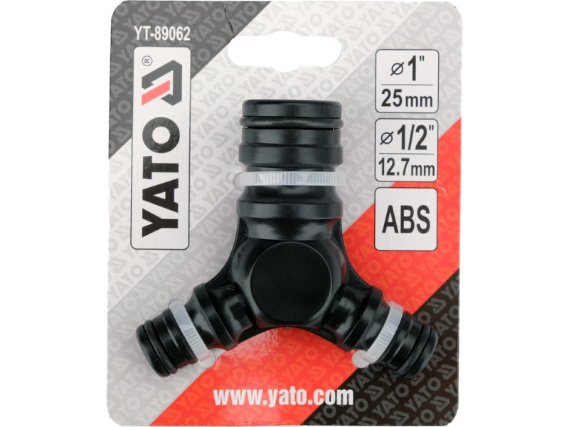 Розподільник для шланга 1"-1/2" YATO YT-89062, високий потік