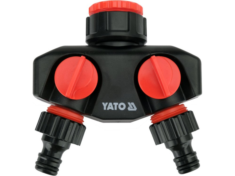 Адаптер для крана на 2 виходи G3/4 та G1 (F) YATO YT-89100