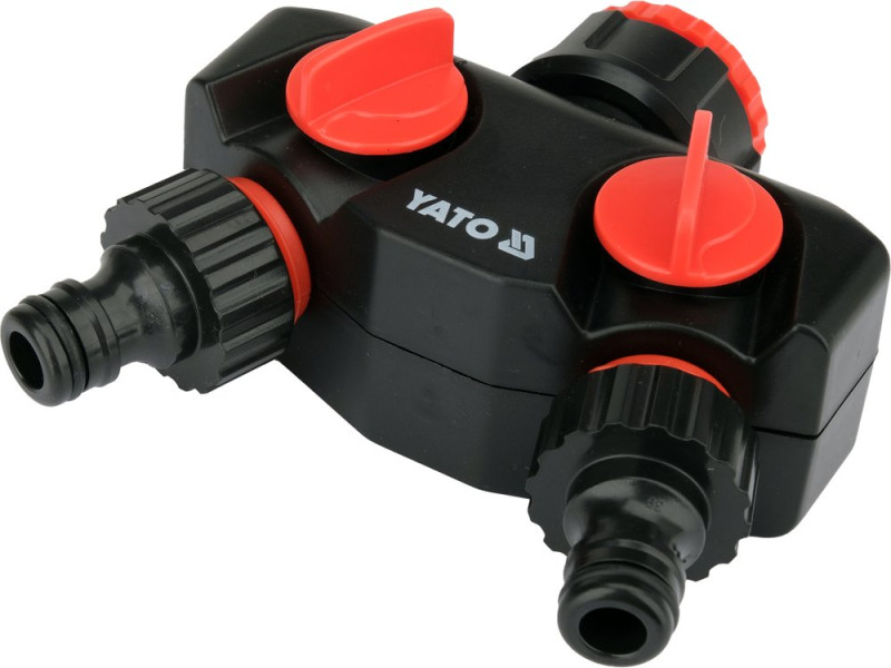 Адаптер для крана на 2 виходи G3/4 та G1 (F) YATO YT-89100