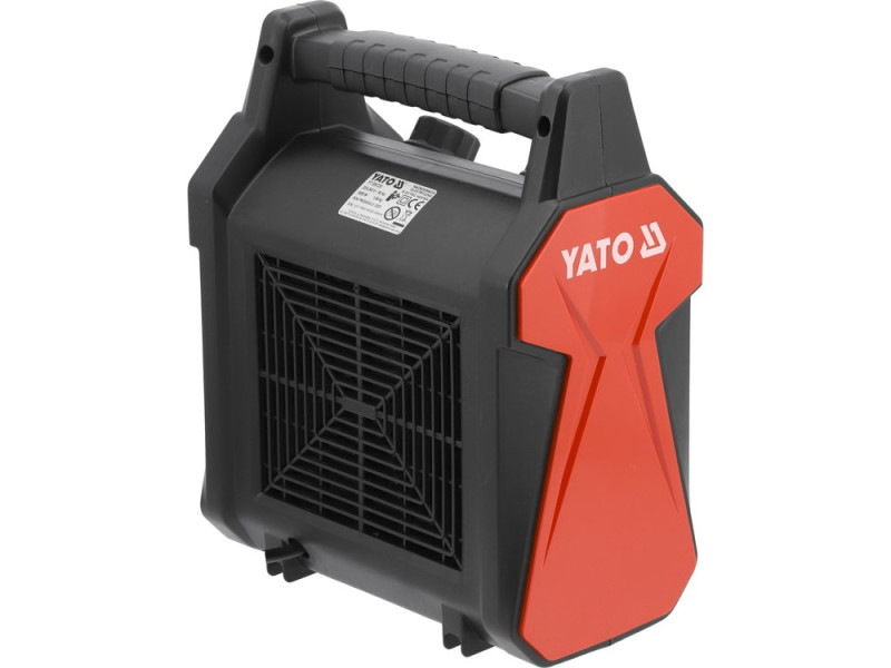Нагрівач YATO з PTC-елем ел-мереж- 230В, 3кВт, обігрів 30 м² реж- 7/2000/3000 Вт (YT-99720)