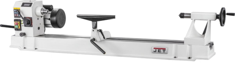 Токарний верстат по дереву JET JWL-1443LB-M: 230В, 0,75 кВт. обер. Ø=370/280 мм стан./оп. регул. об