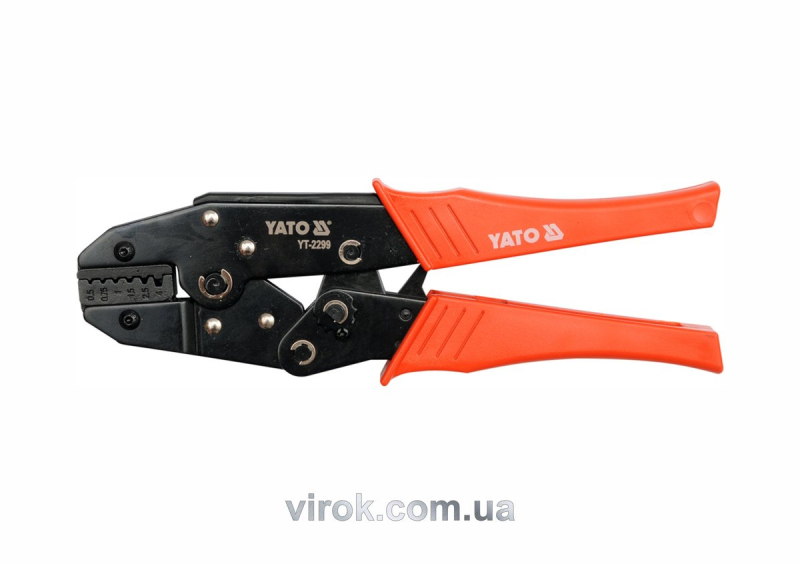 Кліщі для обтискання і зачистки проводів YATO, L=230 мм. 20-12(AWG), 0.5-4 мм2 [5/30]