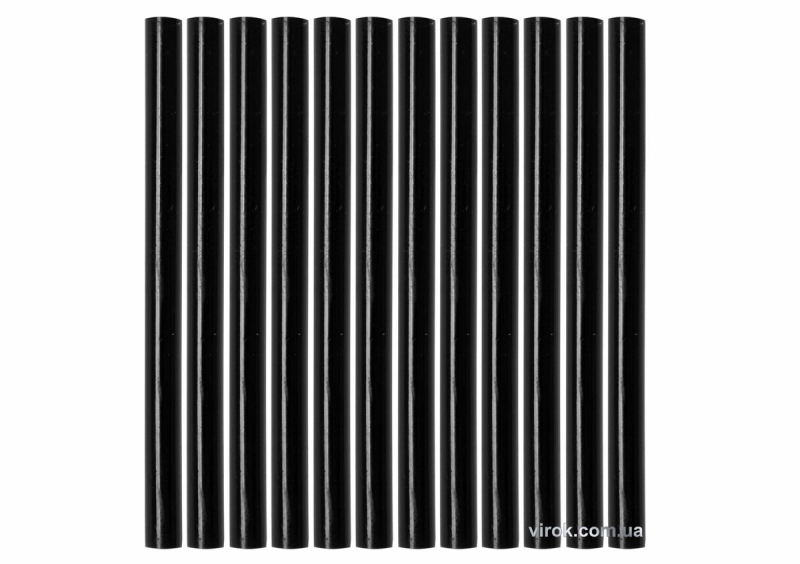 Стержні клейові YATO Ø=7,2 х 100 мм, чорні. уп. 12 шт. [50]