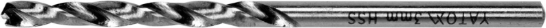 Свердло по металу YATO HSS 4241 PREMIUM, Ø=3,2х65мм до. нержавіючої і високолегов. сталі, литва[100]