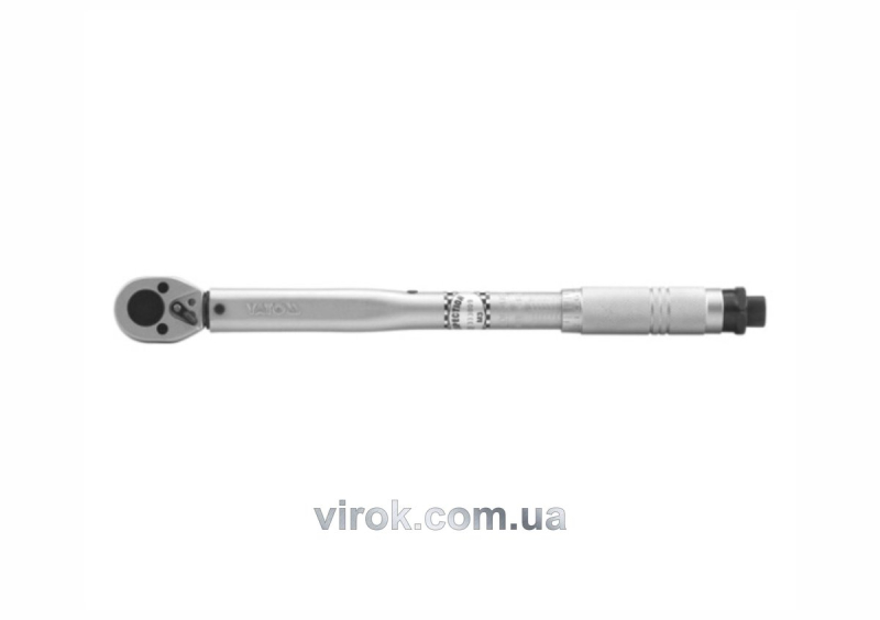 Ключ динамометричний YATO : квадрат 1/2", F= 42- 210 Нм, L= 470 мм [12]