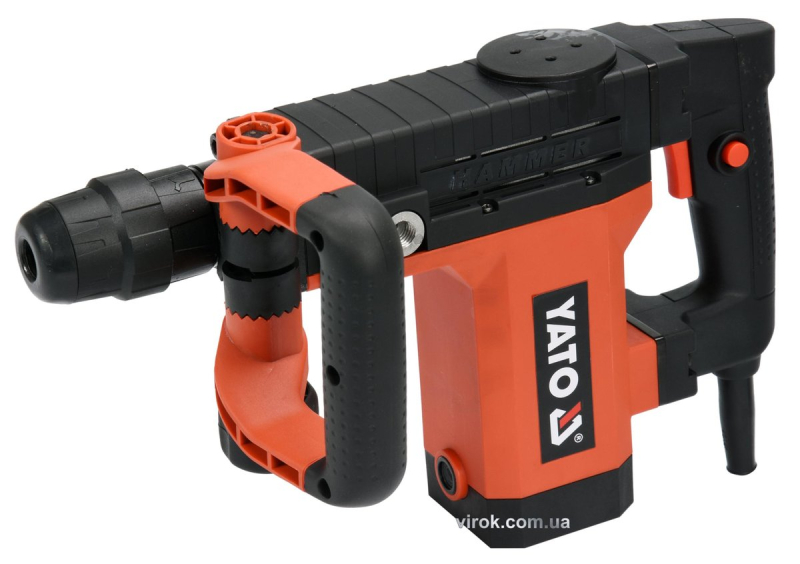 Молот відбійний SDS-MAX мережевий YATO : P= 1150 Вт, J = 15 Дж. 5100 удар/хв