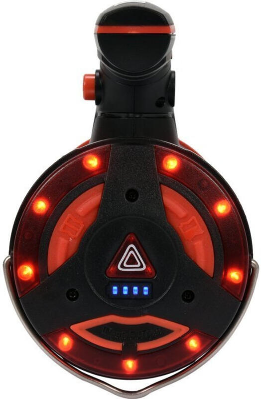 Фонарь LED-диодный аккумулятор YATO Li-Ion 3.7В, 1Вт, 600-1200Лм с ручкой (YT-08579)
