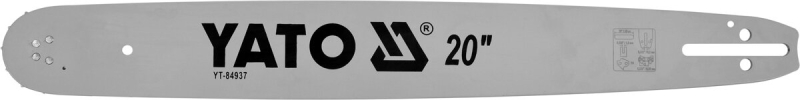 Шина для пили YATO l= 20"/ 50 см (76 ланок)Нап.Тов-0,322" (8,2 мм)для ланц---YT-84944, YT-84963 [20]