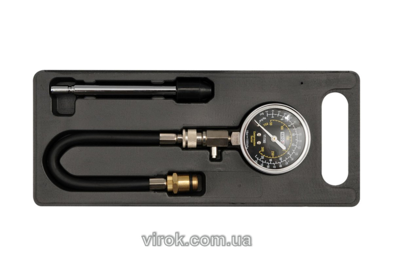 Компресометр для бензинових двигунів YATO з подовжувачами з різьбами