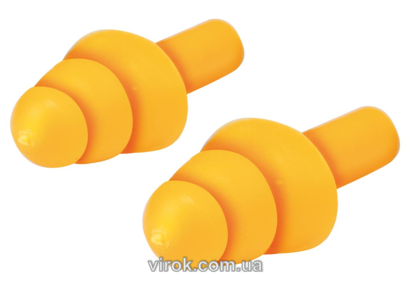 Протишумові беруші YATO : 22 дБ, сіліконові, 5 пар. [25/500]