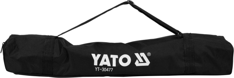 Штатив треногу YATO телескоп (3 секции) . крепление 5/8", со штангой 38см. H=47-150 см. алюминиевый (YT-30477)