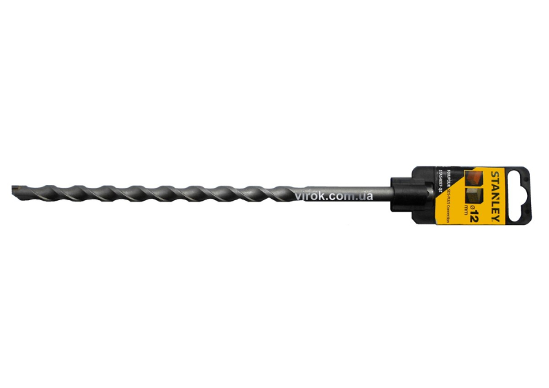 Свердло по бетону, каменю (бур) STANLEY : SDS+, Ø= 12 x 260 /150 мм