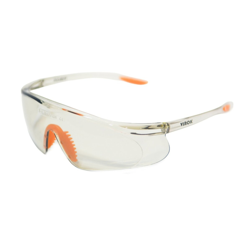Окуляри захисні VIROK полікарбонат, затемнені ,покриття від запотівання та подряпин,відкриті (60)