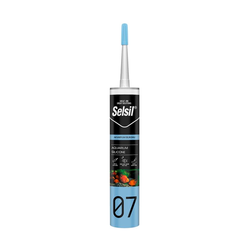 Герметик силіконовий SELSIL (Прозорий) для акваріумів. V280 мл. (20V014)