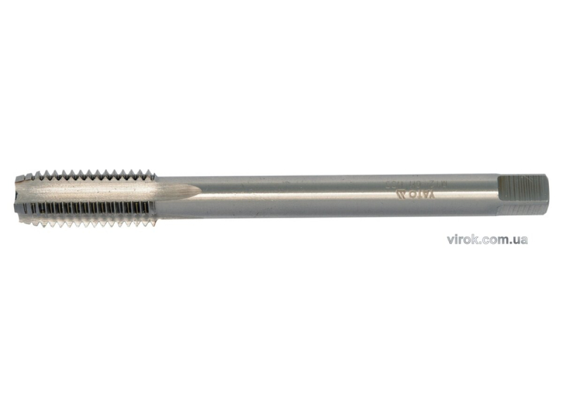 Мітчик YATO: М12 х 1,75 мм, HSS М2, l= 110 мм [25/100]